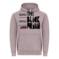Vintage Zinc respect protect love the black woman Vintage Hoodie - linhVisuals