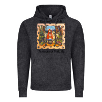 Vintage Black restore the wolf defenders of wildlife Vintage Hoodie - linhVisuals
