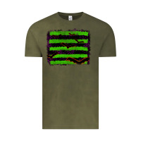 Vintage Olive halloween with bat backround Vintage Tee - RanaPortraitStore