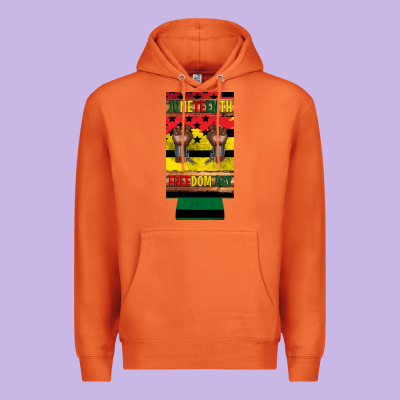 Juneteenth Freedom Day 12 Oz Can Cooler (slim) 2 Premium Hoodie Designed By Artiststas
