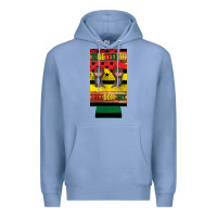 Colony Blue juneteenth freedom day 12 oz can cooler (slim) 2 Premium Hoodie - Artiststas