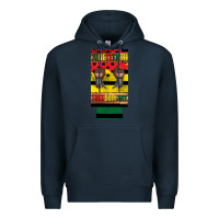 Navy juneteenth freedom day 12 oz can cooler (slim) 2 Premium Hoodie - Artiststas