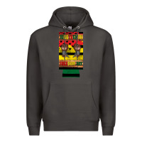Smoke juneteenth freedom day 12 oz can cooler (slim) 2 Premium Hoodie - Artiststas