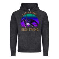 Vintage Black wings of fire i am a lying nightwing vintage Vintage Hoodie - linhVisuals