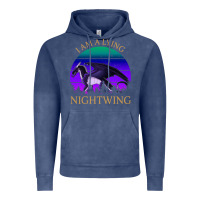 Vintage Denim wings of fire i am a lying nightwing vintage Vintage Hoodie - linhVisuals