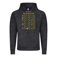 Vintage Black runescape game Vintage Hoodie - linhVisuals