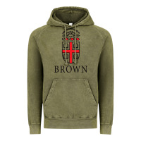 Vintage Olive brown university Vintage Hoodie - linhVisuals