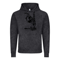 Vintage Black k o r n classic Vintage Hoodie - linhVisuals