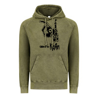 Vintage Olive k o r n classic Vintage Hoodie - linhVisuals