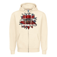American Mom Zipper Hoodie | Teevron
