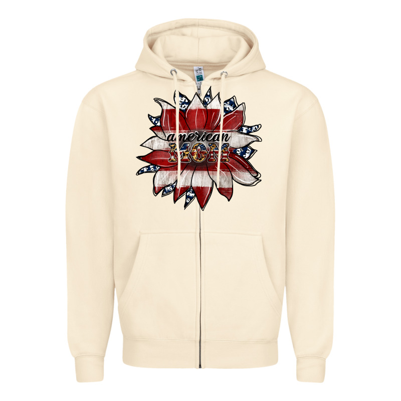 American Mom Zipper Hoodie by JahusDesignShop | Teevron