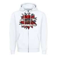 White american mom Zipper Hoodie - JahusDesignShop