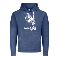 Vintage Denim k o r n classic Vintage Hoodie - linhVisuals