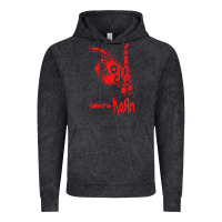 Vintage Black k o r n classic Vintage Hoodie - linhVisuals