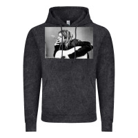 Vintage Black kurt smoking Vintage Hoodie - linhVisuals