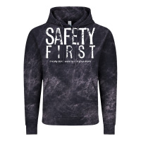 Cloud Black safety first science teacher Vintage Hoodie - linhVisuals