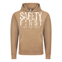 Vintage Coffee safety first science teacher Vintage Hoodie - linhVisuals