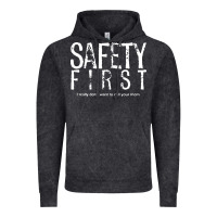Vintage Black safety first science teacher Vintage Hoodie - linhVisuals