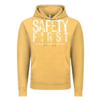 Vintage Mustard safety first science teacher Vintage Hoodie - linhVisuals