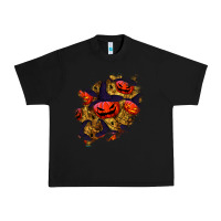 Black halloween pumpkin patch  2 Urban Heavy Tee - BundleAndBundleShop