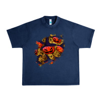 Navy halloween pumpkin patch  2 Urban Heavy Tee - BundleAndBundleShop