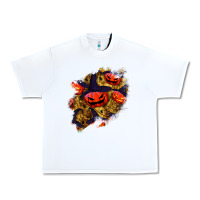 White halloween pumpkin patch  2 Urban Heavy Tee - BundleAndBundleShop