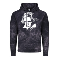 Cloud Black beethoven Vintage Hoodie - linhVisuals