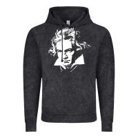 Vintage Black beethoven Vintage Hoodie - linhVisuals