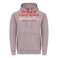 Vintage Zinc my train of thought derailed Vintage Hoodie - linhVisuals