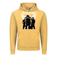 Vintage Mustard Tökiö Hötél Pesonnel Vintage Hoodie - linhVisuals