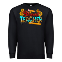 Black blessed teacher Premium Sweatshirt - RanaPortraitStore
