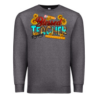 Charcoal Heather blessed teacher Premium Sweatshirt - RanaPortraitStore