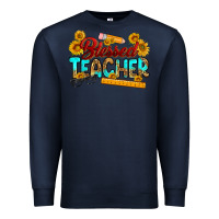 Navy blessed teacher Premium Sweatshirt - RanaPortraitStore