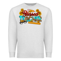 Oatmeal Heather blessed teacher Premium Sweatshirt - RanaPortraitStore