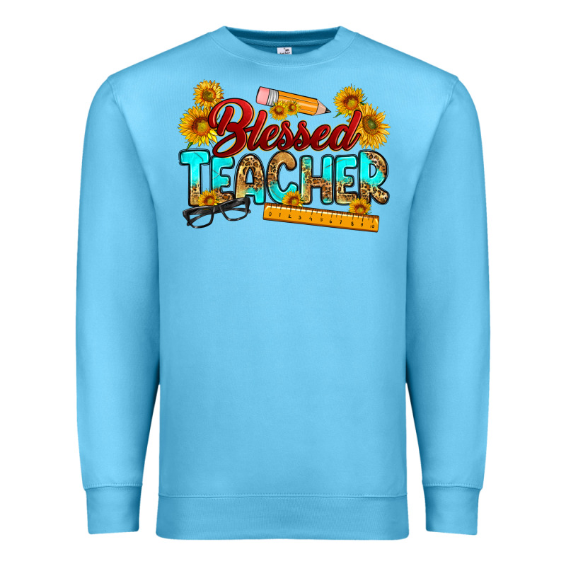 Blessed Teacher Premium Sweatshirt by RanaPortraitStore | Teevron