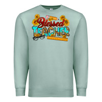 Seafoam blessed teacher Premium Sweatshirt - RanaPortraitStore