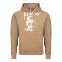 Vintage Coffee black metal pinhead Vintage Hoodie - linhVisuals