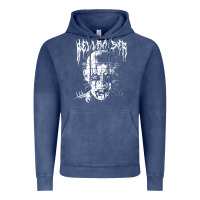 Vintage Denim black metal pinhead Vintage Hoodie - linhVisuals