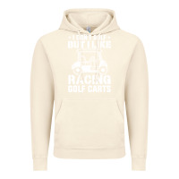 Vintage Artic i don't golf but i like racing golf carts Vintage Hoodie - linhVisuals