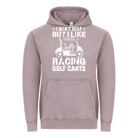 Vintage Zinc i don't golf but i like racing golf carts Vintage Hoodie - linhVisuals