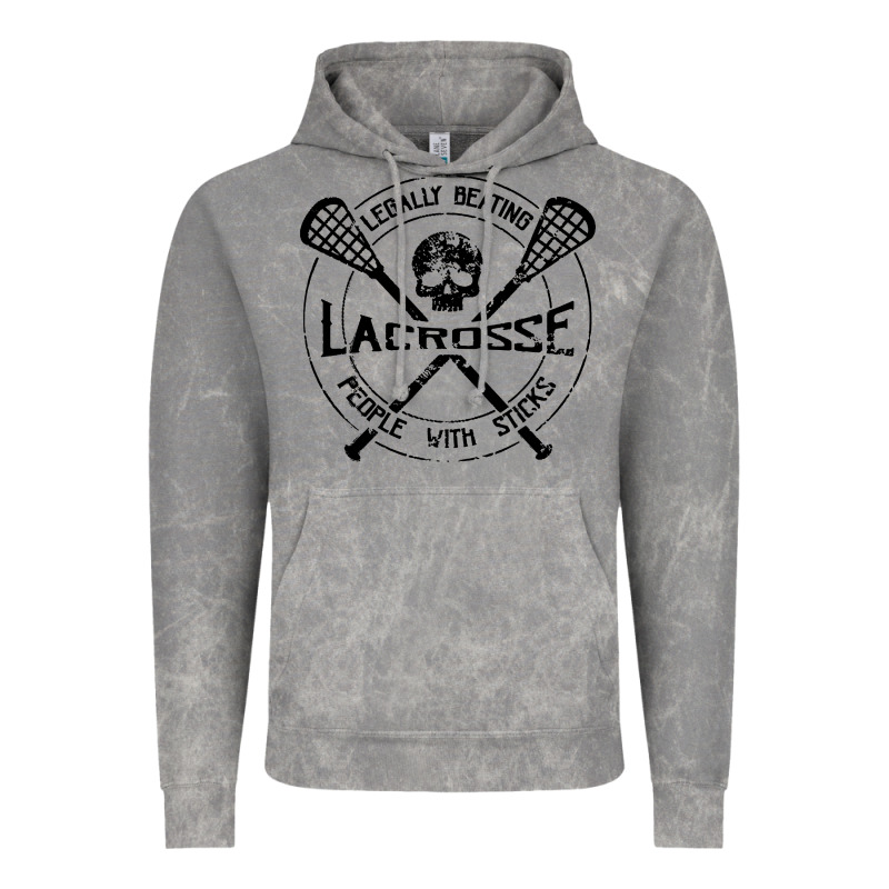 Lacrosse Legally Beating People With Sticks Vintage Hoodie by linhVisuals | Teevron