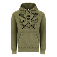 Vintage Olive lacrosse legally beating people with sticks Vintage Hoodie - linhVisuals