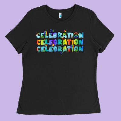 Lgbtq Celebration Ladies Tee Designed By Bundleandbundleshop