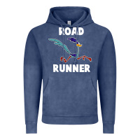 Vintage Denim Road Runner Vintage Hoodie - linhVisuals