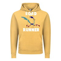 Vintage Mustard Road Runner Vintage Hoodie - linhVisuals