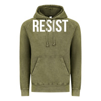 Vintage Olive resist Vintage Hoodie - linhVisuals