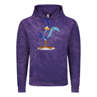 Cloud Purple Road Runner Beep Vintage Hoodie - linhVisuals