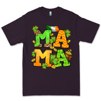 Plum St. Patrick's Day mama Premium Tee - OliviaCreatesArt