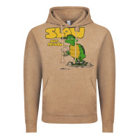 Vintage Coffee slow but mellow crazy Vintage Hoodie - linhVisuals