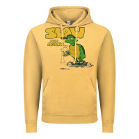 Vintage Mustard slow but mellow crazy Vintage Hoodie - linhVisuals